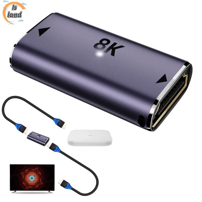 Đầu Nối Chuyển Đổi Hdmi 8k 60hz / 4k 120hz Sang Ổ Cắm 8k Hd Chuyên Dụng Cho Máy Chiếu