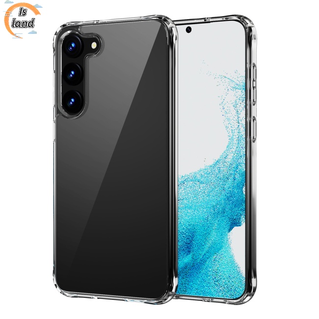 Ốp Điện Thoại Hình Vuông Trong Suốt Chống Sốc Cho S23plus S23 +