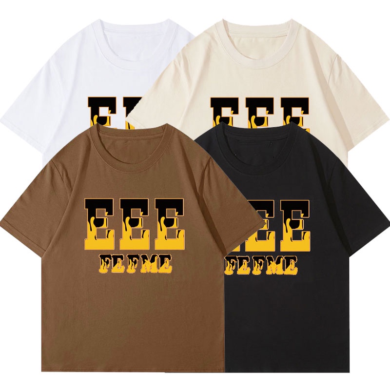 NRVP Áo Thun 100% Cotton Tay Ngắn Phong Cách Hàn Quốc Mới