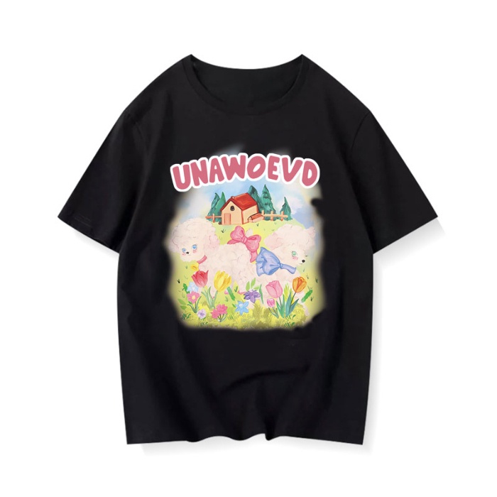 NRVP Áo Thun 100% Cotton Tay Ngắn Phong Cách Hàn Quốc Mới