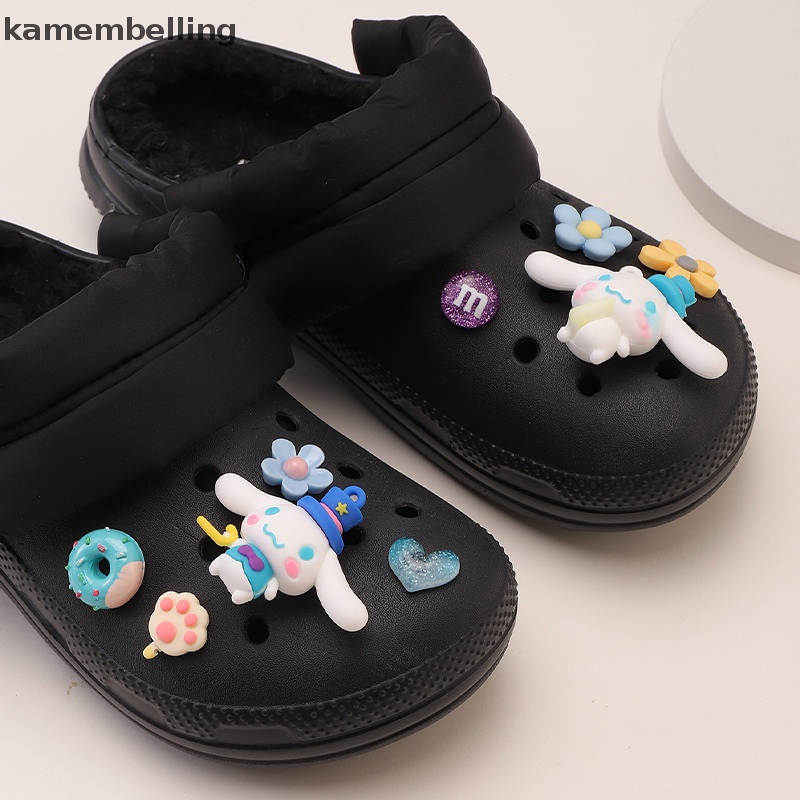 Set 9 Phụ Kiện Trang Trí Giày Hình Hoạt Hình Dễ Thương DIY