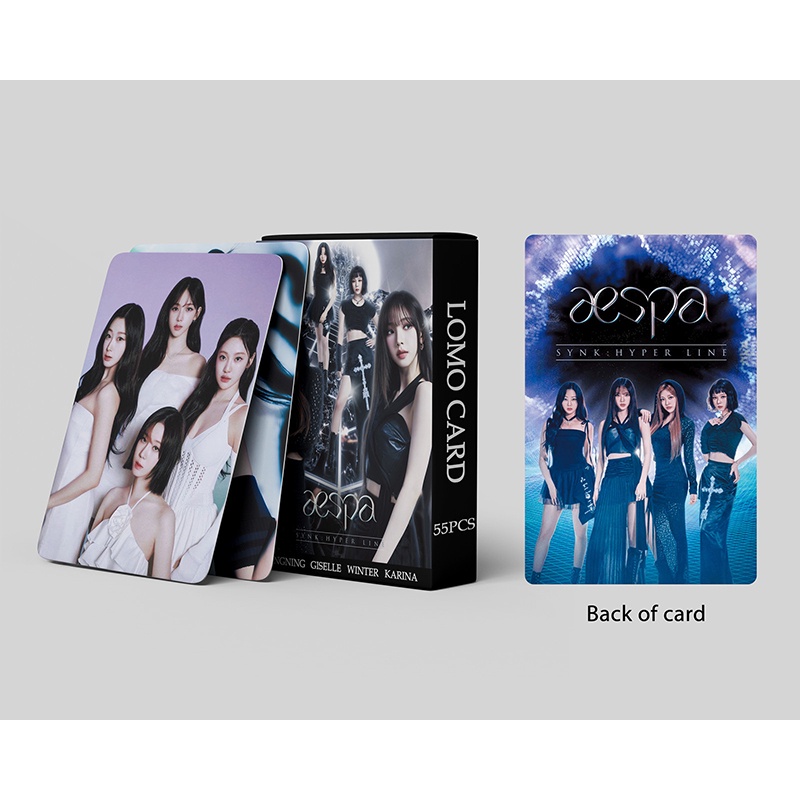 Bộ 54 Thẻ Hình LOMO Nhóm Nhạc Nữ aespa