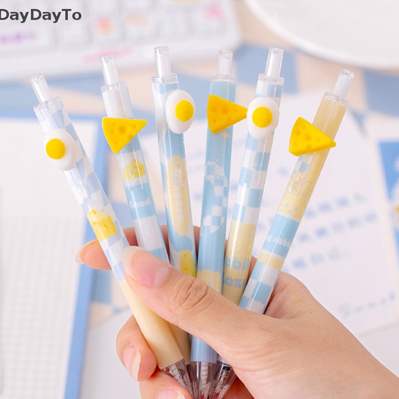 Bút Mực Gel Hình Quả Trứng Phô Mai Dễ Thương