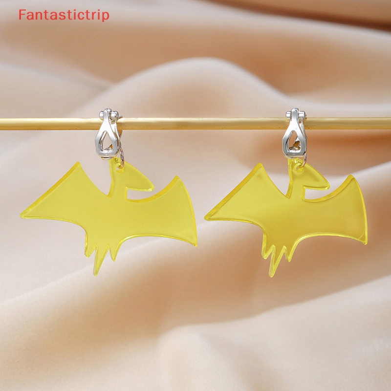 1 Đôi Bông Tai Hình Khủng Long Bằng Acrylic Nhiều Màu Dễ Thương Dành Cho Nữ