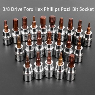 【FOR SALE】Drive Bit Socket 1 Pc 3/8 Inch H3-H10 Hex Socket Bit Socket Screwdriver Bit Tool