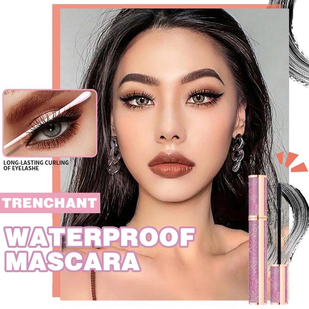 Mascara Màu Đen Kháng Nước Chống Thấm Mồ Hôi Không Dễ Phai Chuốt Mi Cong Vút Và Dày Hơn R2C3