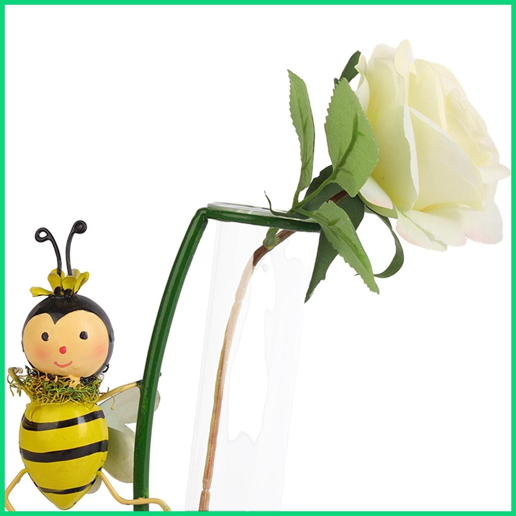 Bình Hoa Dạng Ống Nghiệm Với Khung Sắt Nghệ Thuật Trang Trí Nhà Cửa / Sân Vườn / Tiệc Cưới