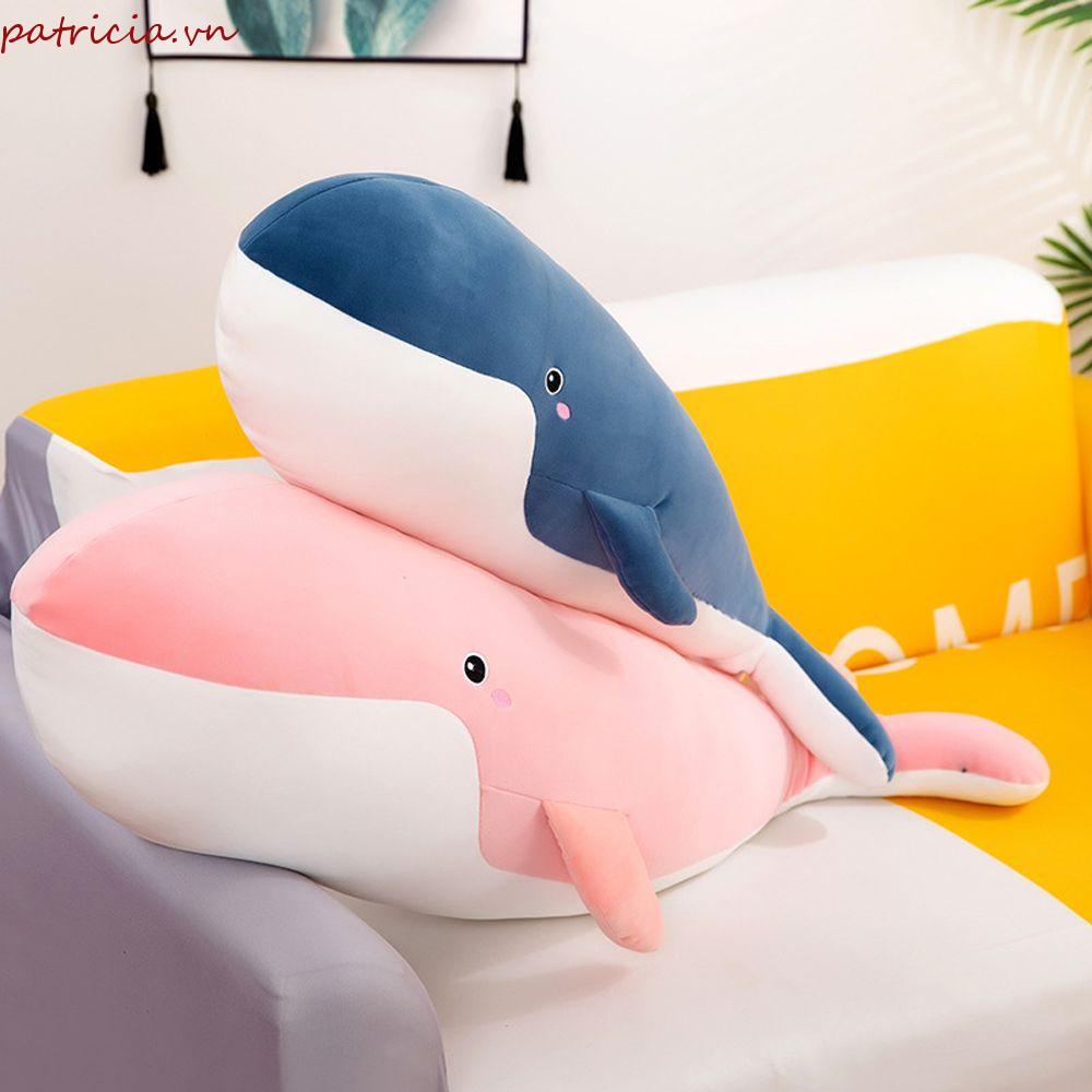 Đồ chơi nhồi bông Hình Cá Voi Hoạt Hình Vui Nhộn