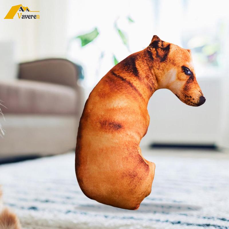 Gối ôm nhồi bông Vaveren hình chú chó dễ thương dùng làm quà tặng Giáng sinh cho bé trai