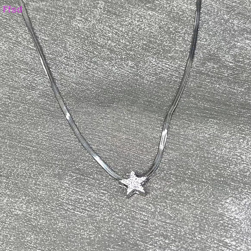 {Ffsd} Vòng Cổ Choker Thời Trang Hàn Quốc Ngọt Ngào Y2K Hình Ngôi Sao Pha Lê Lấp Lánh Ngọt Ngào Cho Nữ