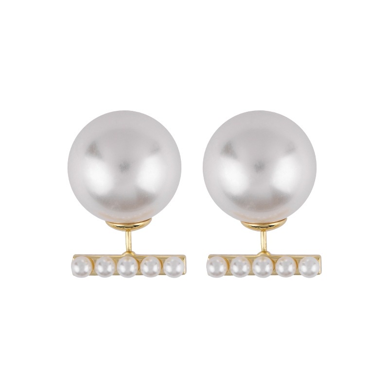 Niche Khuyên Tai Đính Ngọc Trai Sang Trọng Phong Cách Mới Dễ Phối Đồ Cho Nữ Tren