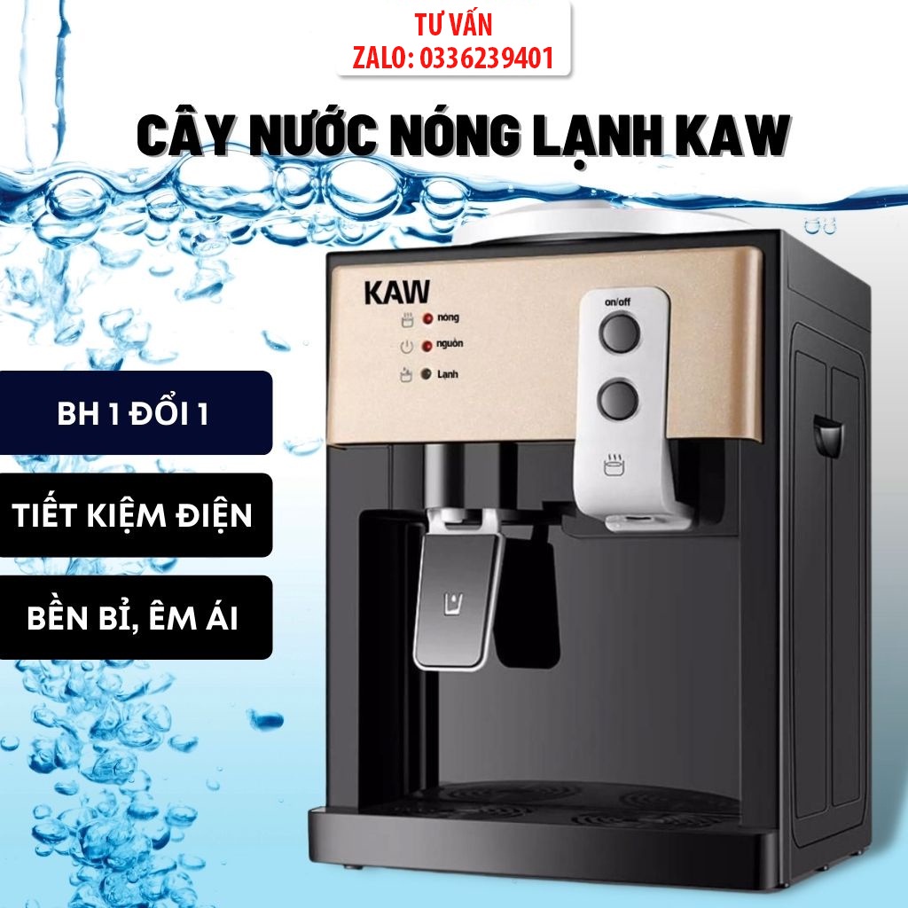 Cây nước nóng lạnh mini - màu vàng - Cây nước gia đình - Bảo hành toàn quốc trong 12 tháng