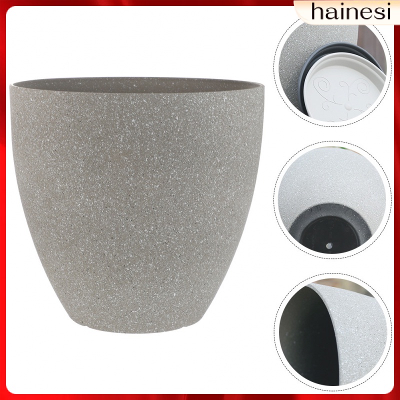 Chậu Hoa Trang Trí Có Lỗ Thoát Nước Tiện Lợi Dành Cho Ngoài Trời