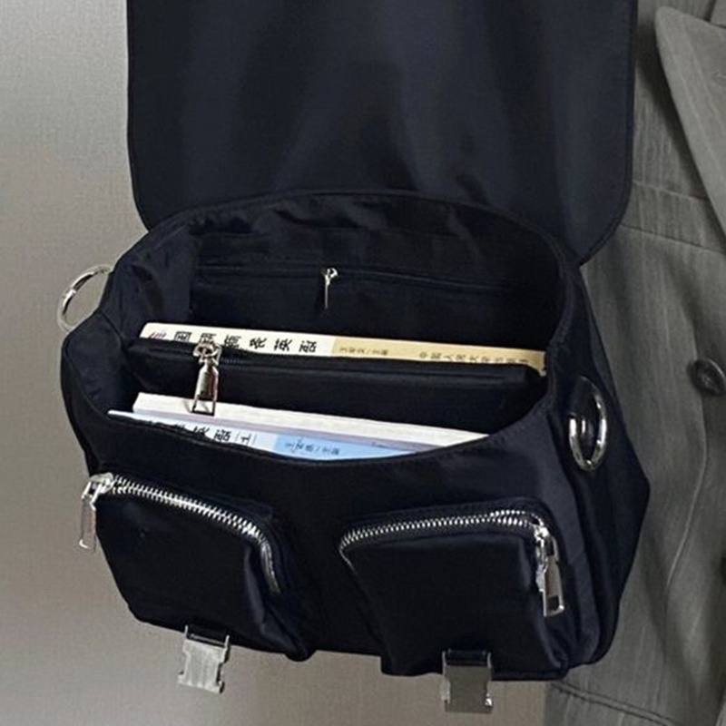 Ielgy Túi vải nylon Kết Cấu Cao Cấp Dành Cho Nữ