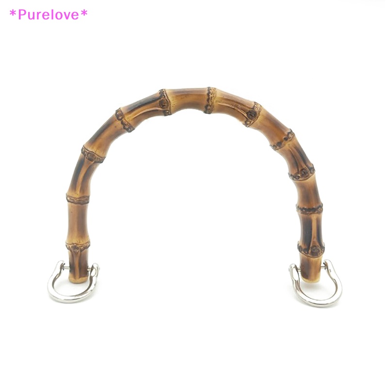 1 Tay Cầm Túi Xách Giả Tre Bằng Nhựa Resin Diy Mới