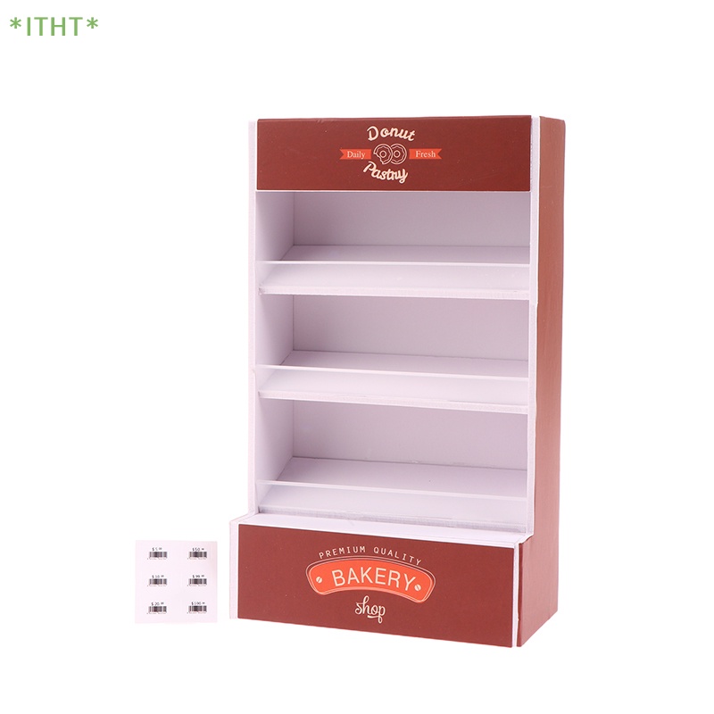Mô Hình Tủ Bánh Mì / Bánh Ngọt Mini Tỷ Lệ 1: 12 Độc Đáo Trang Trí Nhà Búp Bê Mới