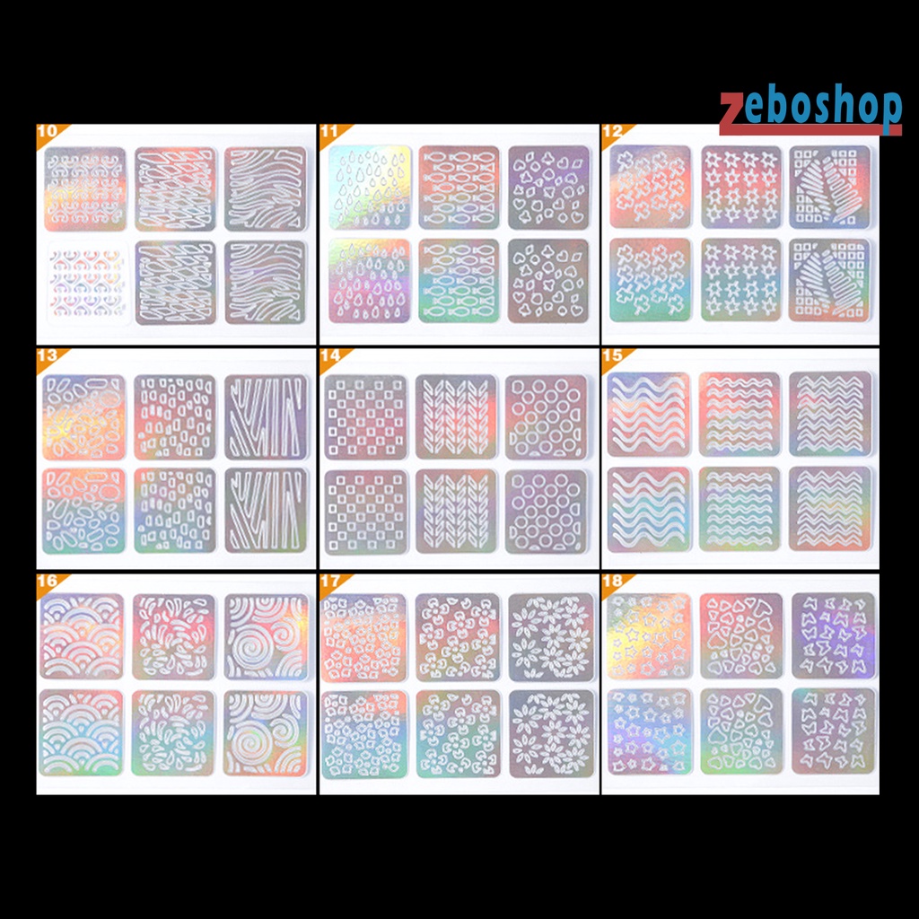 1 Bộ Sticker Dán Móng Tay Chuyển Họa Tiết Hoa Phong Cách Đẹp Mắt Dành Cho Bạn Nữ DIY