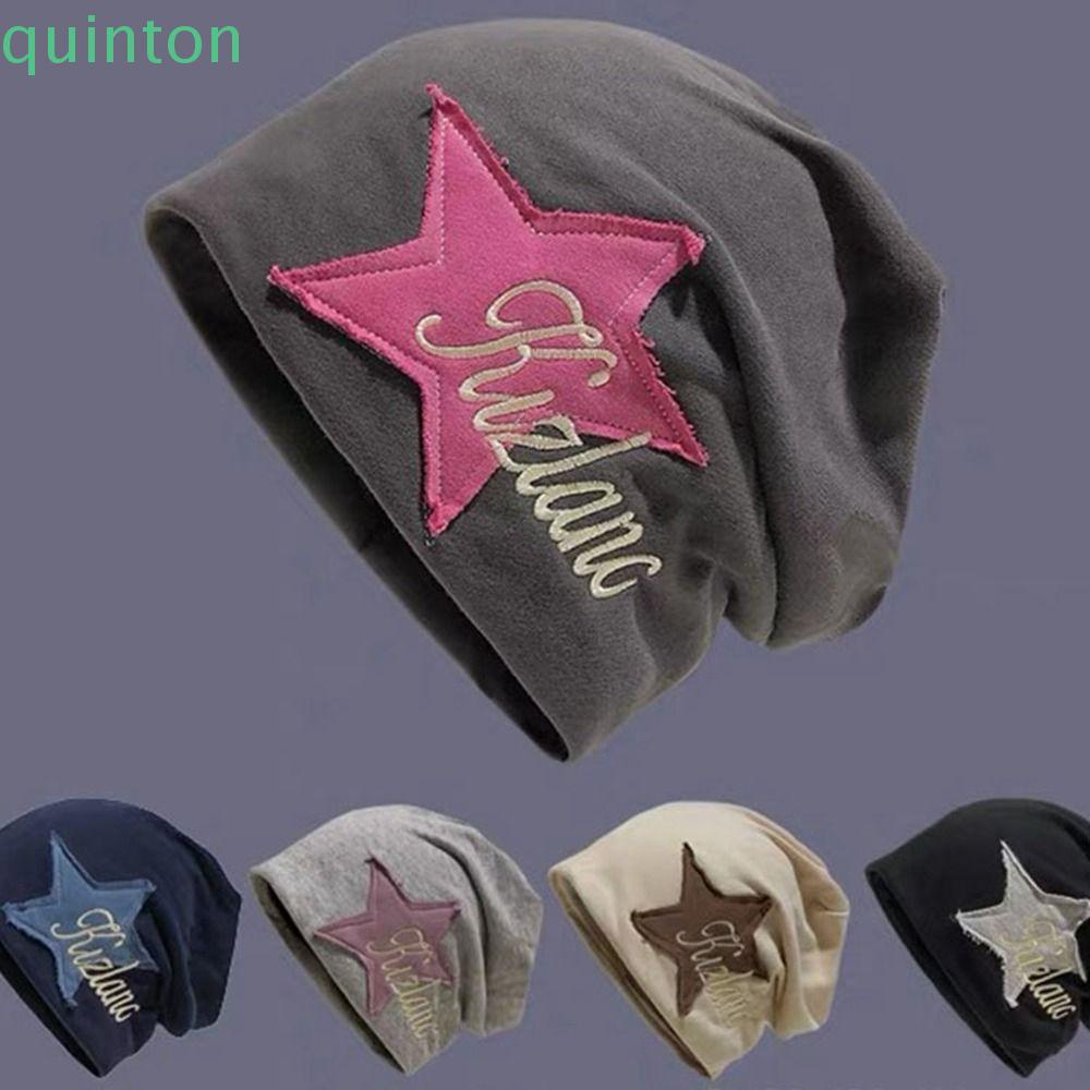 Mũ Beanie Họa Tiết Thêu Ngôi Sao Y2k Phong Cách Hàn Quốc Dễ Thương