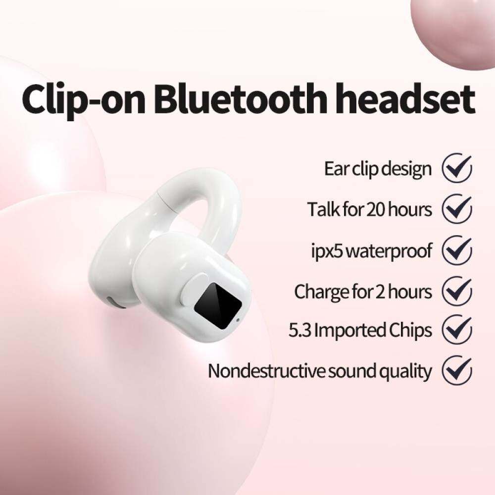 Tai Nghe Bluetooth Không Dây M10 Dạng Kẹp Tiện Dụng Cho Điện Thoại Thông Minh / Máy Tính Bảng