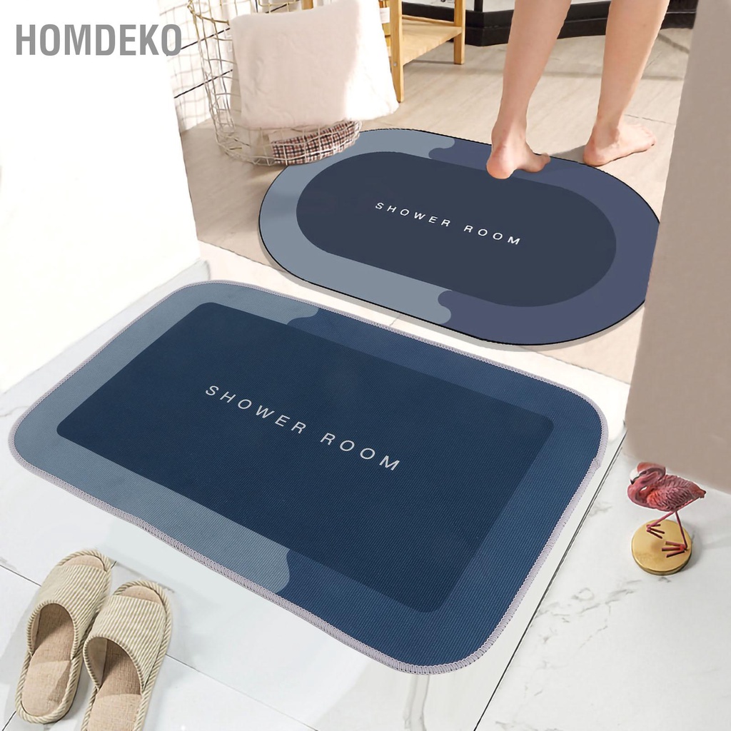 * THẢM LAU CHÂN , THẢM CHÙI CHÂN CHỐNG TRƠN TRƯỢT SIÊU THẤM NHÀ TẮM , NHÀ BẾP 40x60CM, Thảm Chùi Chân Trải Sàn Nhà Thấm Hút Nước Homdeko M.