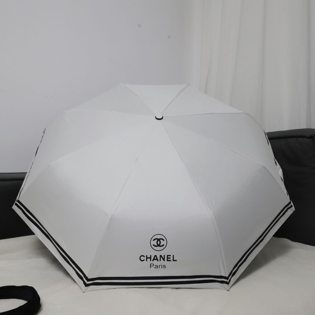 Chan* el_Dù Chống Nắng Dạng Gel Hai Chữ C Màu Trắng Đen Đơn Giản Phong Cách Vintage