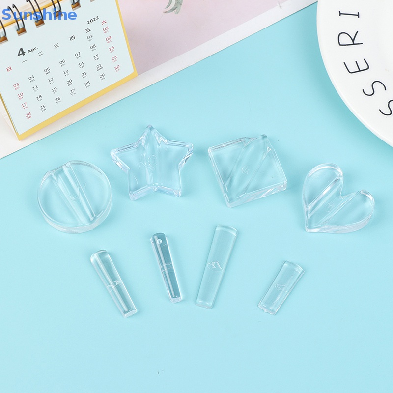 1 Khung Dán Trang Trí Móng Tay Bằng Kim Loại Tiện Dụng