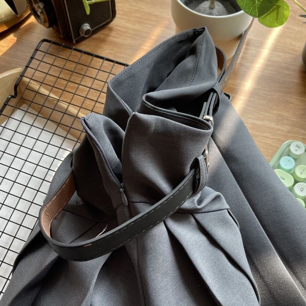 Chân váy xếp ly Junest váy chữ A eo cao thon gọn CVXL01