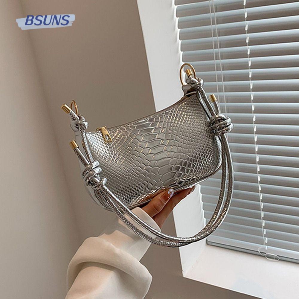 Túi Xách Da Cá Sấu Màu Trơn Thời Trang Cho Nữ