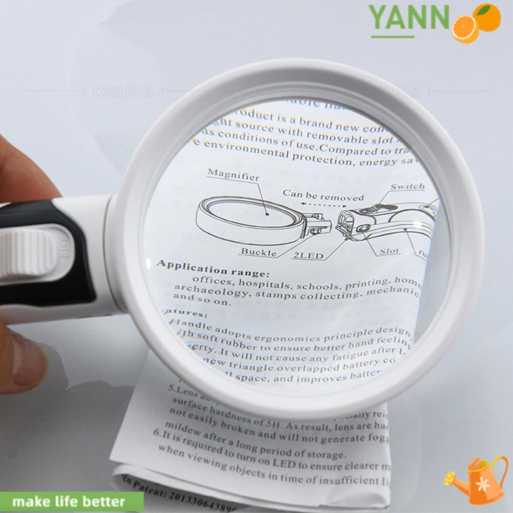 Kính Lúp Phóng Đại 20 Lần Có Đèn LED Tiện Dụng