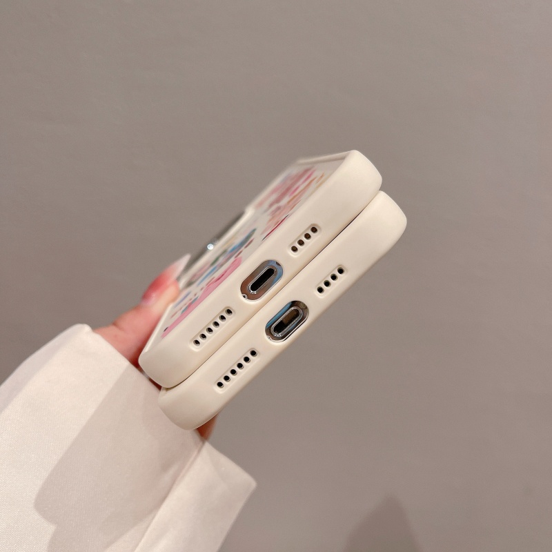 Ốp Điện Thoại Silicon Mềm Chống Sốc Họa Tiết Hoạt Hình Cho iPhone 14 13 12 11 Pro Max 14 Plus