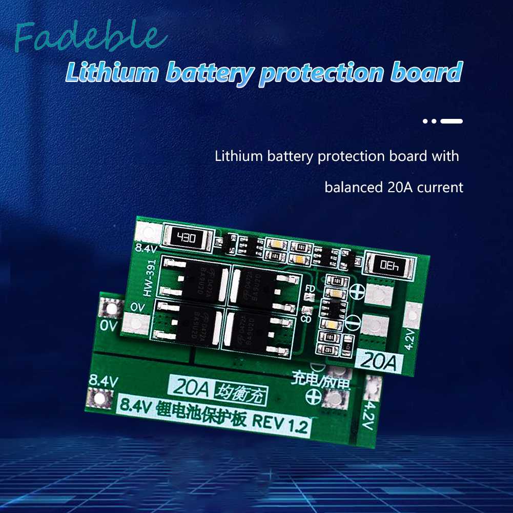 Bảng MạCh SạC Pin Lithium HW-391 2S 20A 18650 BMS