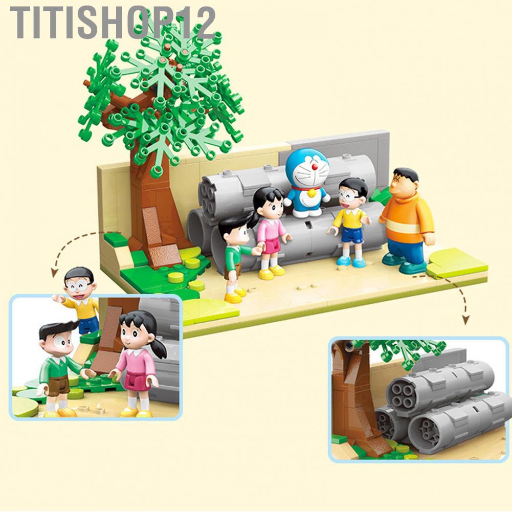 Titishop12 Building Blocks Cute Cartoon Characters Innovative Office Decoration Children Toy Type 1