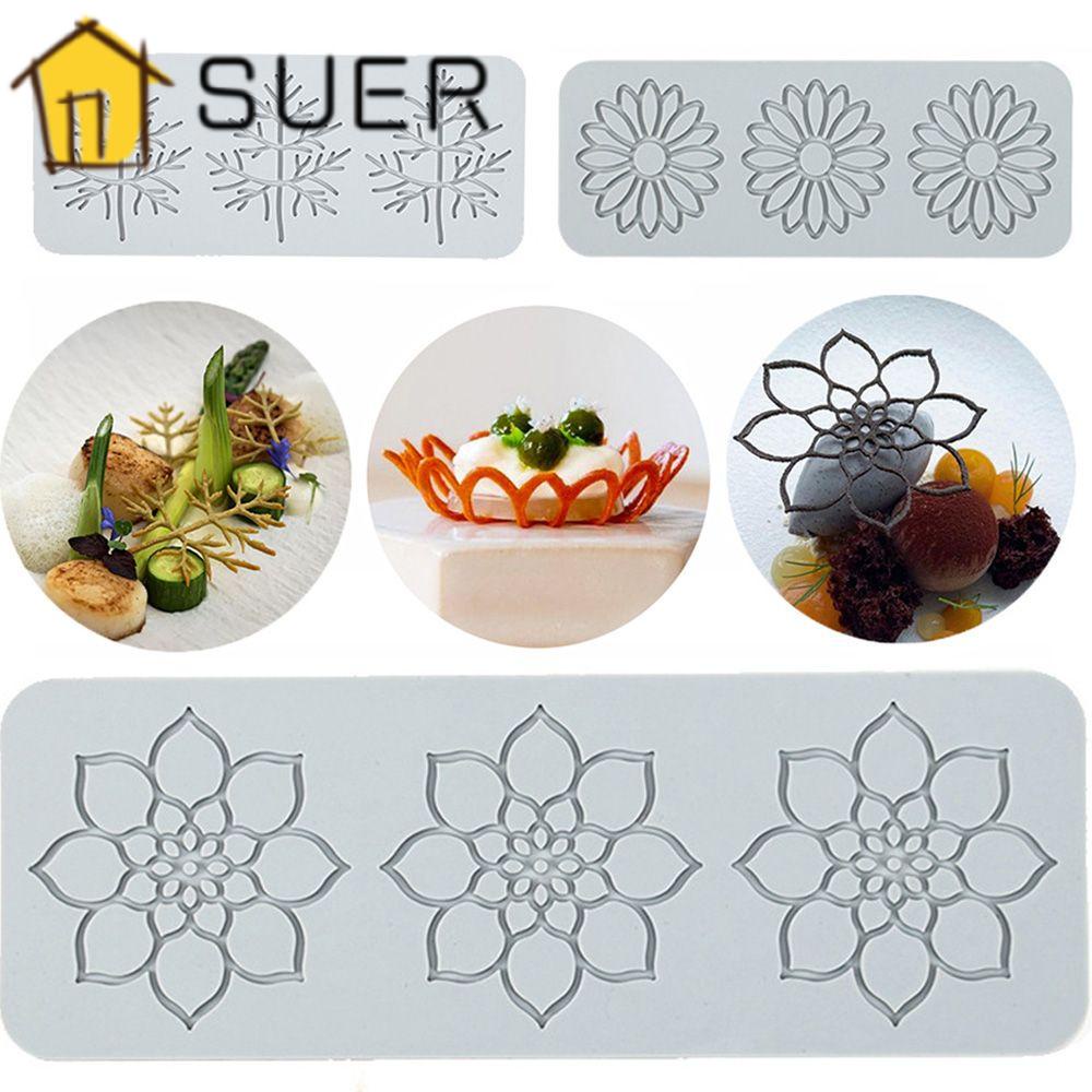 Khuôn Silicone Làm Bánh Kẹo Tráng Miệng Hình Ren DIY