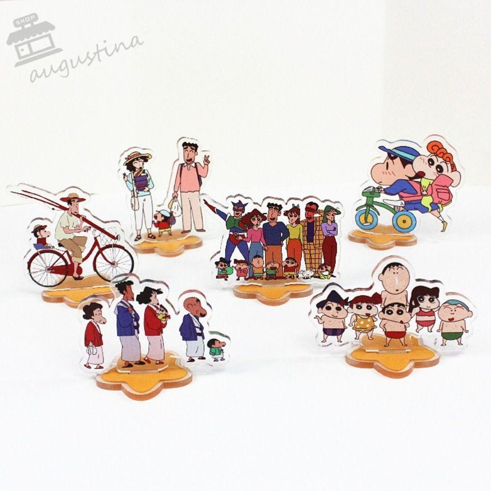 Mô Hình Shin Chan Hai Mặt Bằng Acrylic Trong Suốt Chất Lượng Cao Trang Trí Nội Thất Xe Hơi