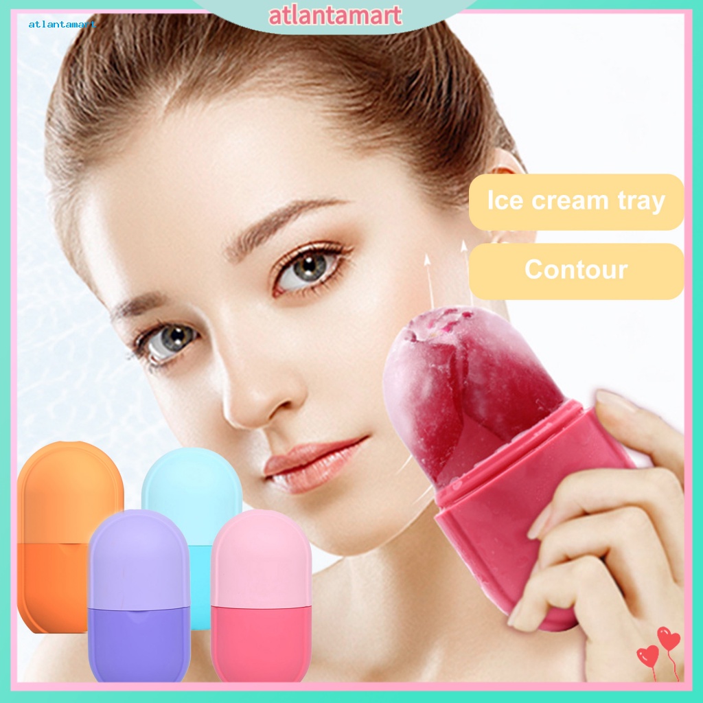 Túi Đựng Đồ Dùng Cao Cấp Tiện Dụng| Khay Làm Đá 100ml Bằng Silicone Giúp Làm Dịu Da Mặt Màu Đỏ Dùng Hàng Ngày