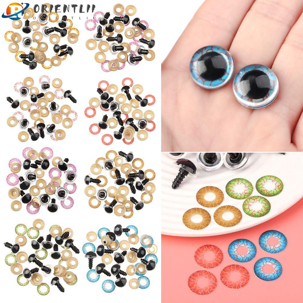 Set 10 / 5 Cặp Mắt Nhựa An Toàn Cho Búp Bê Nhồi Bông DIY