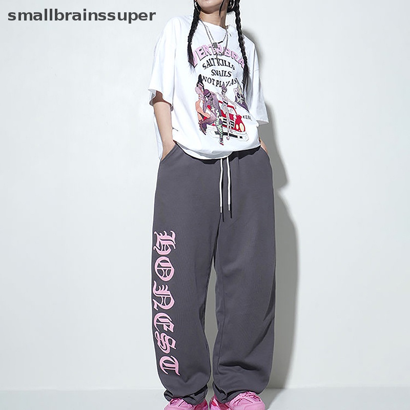 Quần Jogger Thể Thao Ống Rộng Phong Cách Đường Phố Hàn Quốc SBS