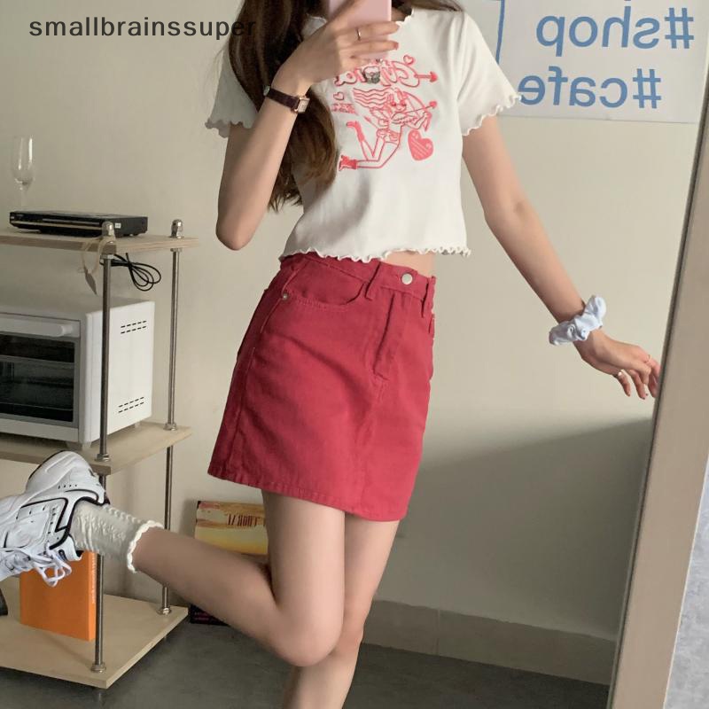 Áo Thun Croptop Tay Ngắn Cổ Tròn Thêu Họa Tiết Hoạt Hình Thời Trang Mùa Hè Cho Nữ