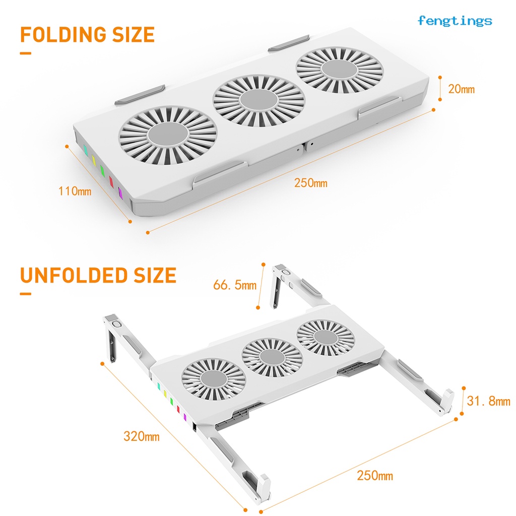 Giá Đỡ Tản Nhiệt Laptop X1 Bằng ABS Chống Trượt Đa Năng