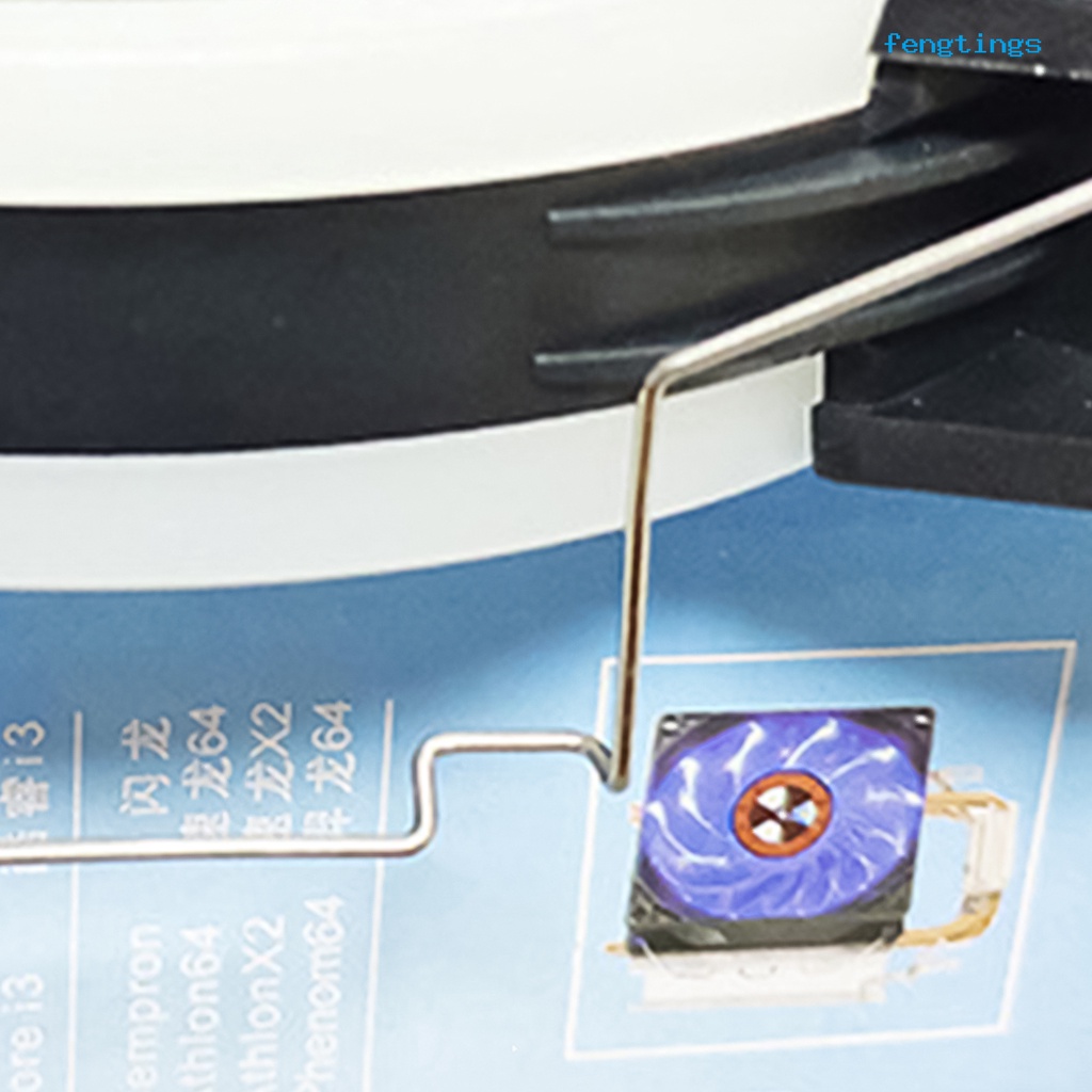 1 Cặp Quạt Làm Mát CPU Trọng Lượng Nhẹ Có Kẹp Cứng Chắc Chắn Dễ Lắp Đặt