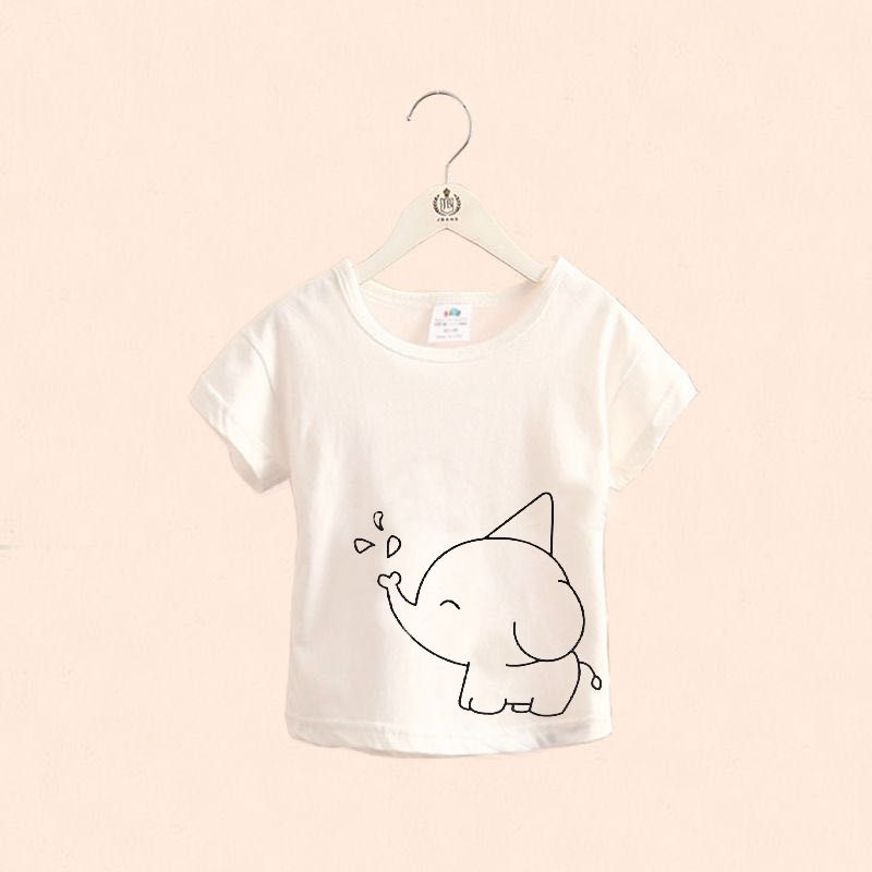 Áo Thun Cotton Tay Ngắn Thời Trang Mùa Hè 2020 Dành Cho Bé Gái 892L