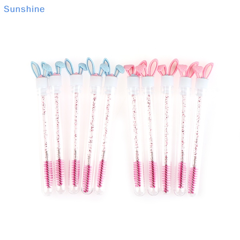 Cọ Chuốt Mascara Trang Điểm Lông Mi Thiết Kế Ống Hình Thỏ Xinh Xắn