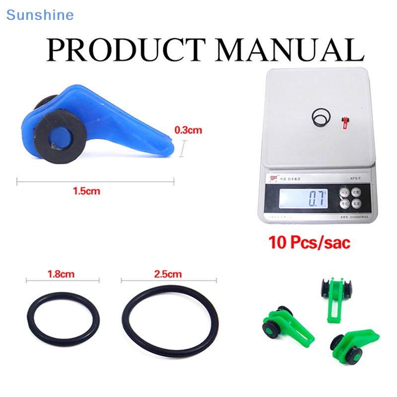 Bộ 10 Móc Câu Cá Bằng Nhựa An Toàn Tiện Dụng