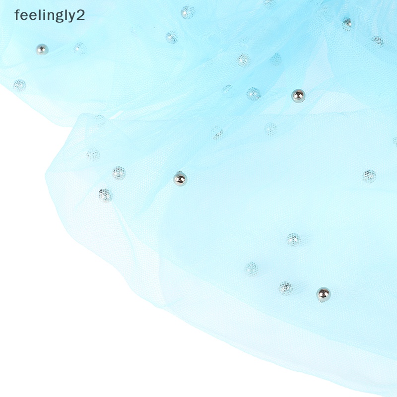 [Hàng Có Sẵn] Phông Nền Chụp Ảnh Nghệ Thuật Bằng Vải Tuyn Đính Ngọc Trai (F)