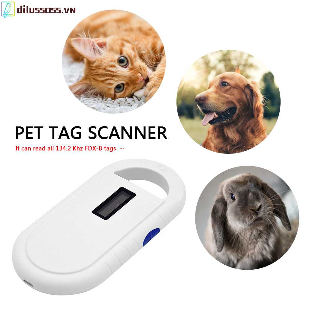 Máy Quét Thẻ ID Microchip Sạc Được Cho Thú Cưng