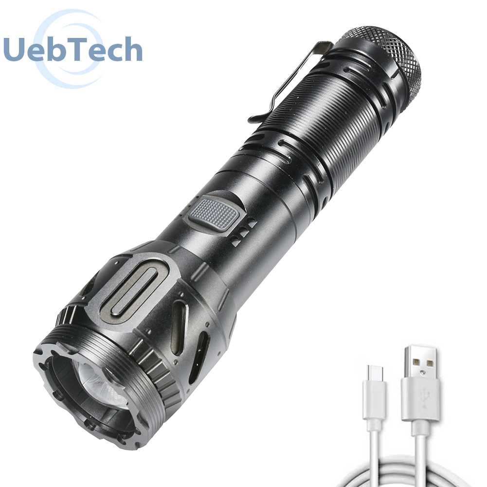 Đèn Pin 30W LED 5 Chế Độ Sáng 1000LM Dùng Cho Cắm Trại