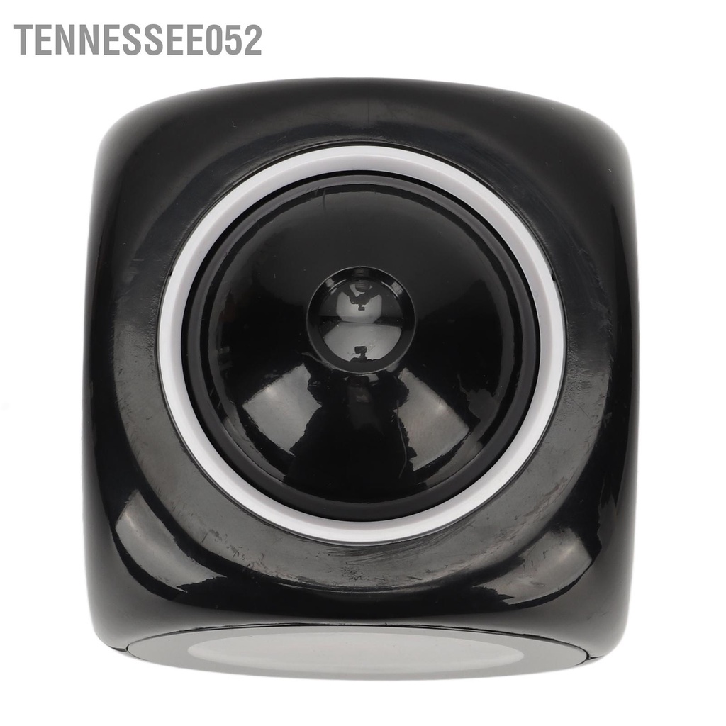 Tennessee052 Đồng Hồ Chiếu Màn Hình LED Báo Thức Mini Giọng Nói Thời Gian Kỹ Thuật Số Máy Với Cáp USB Đen