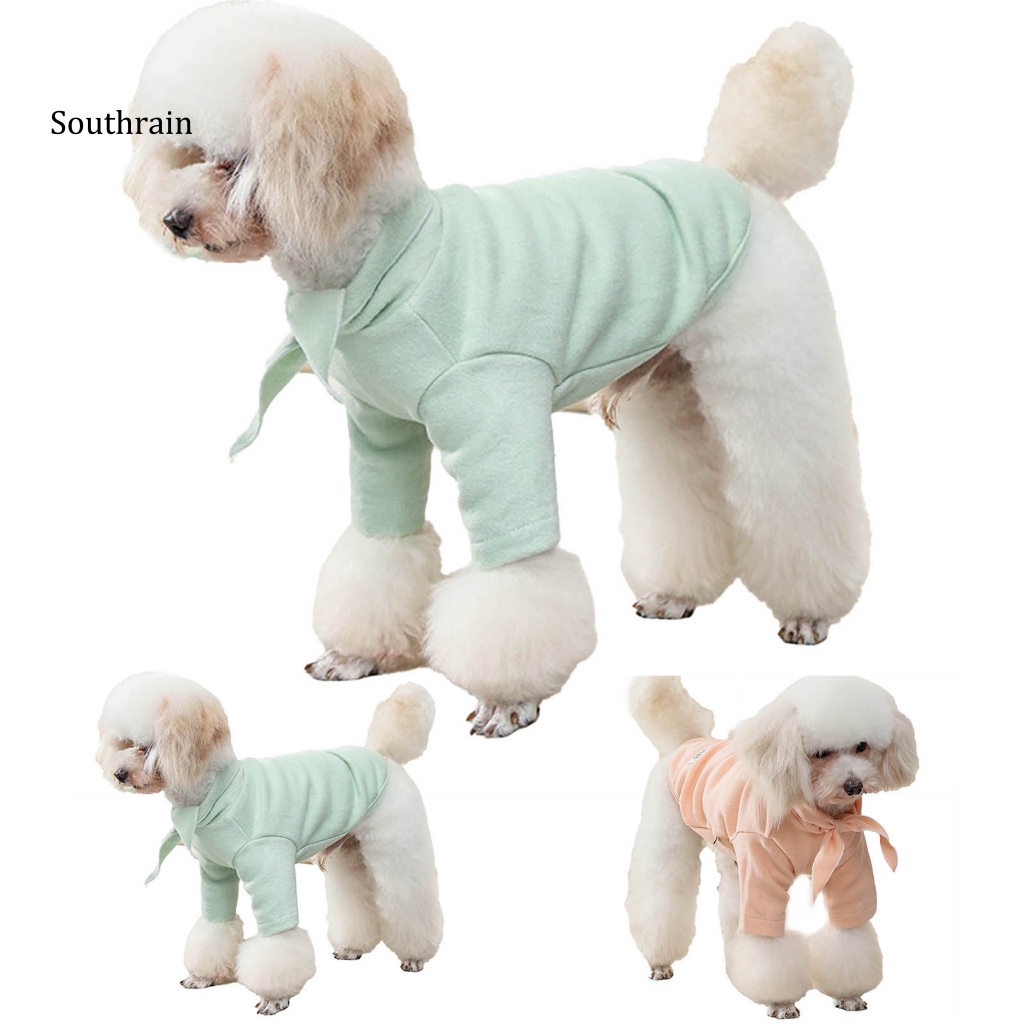 Áo Sweater Chui Đầu Màu Sắc Tinh Khiết Thân Thiện Với Da Cho Chó Cưng