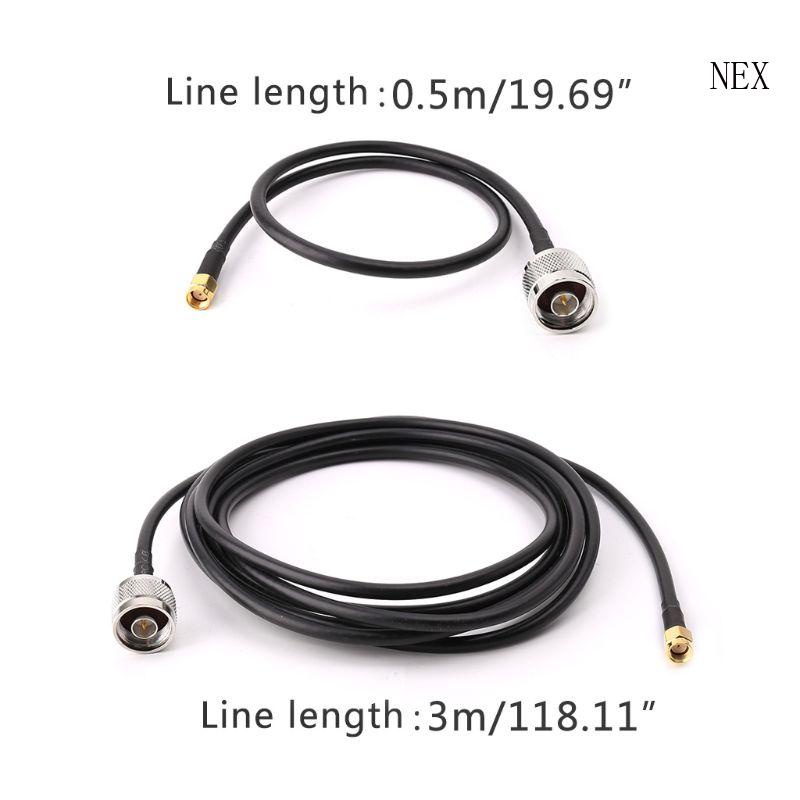 Dây Cáp Đồng Trục RF Chuyển Đổi Từ Đầu Cắm N Sang Đầu Cắm RP-SMA RG58