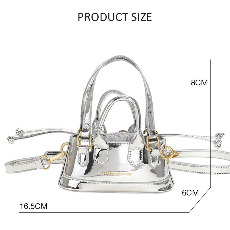 Túi Đeo Chéo Bằng Da Bóng Thời Trang 2023 Dành Cho Nữ